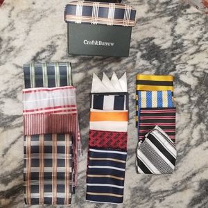 Pocket Square box of 13, Croft & Barrow